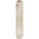 Kelly Wearstler Melange LED 4.25 inch Polished Nickel Elongated Sconce Wall Light