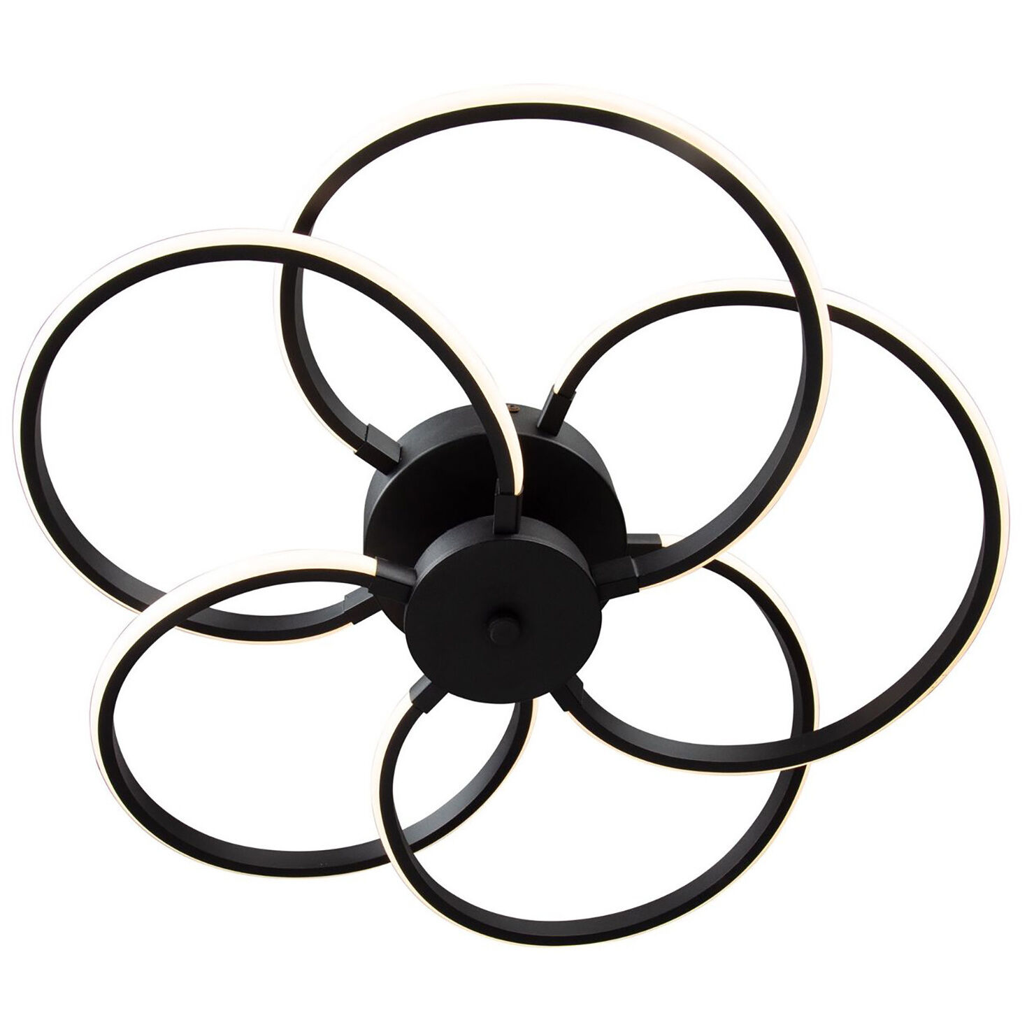 Equinox LED 20.9 inch Black Flush Mount Ceiling Light