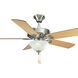 Airpro 2 Light Fluorescent Brushed Nickel Fan Light Kit