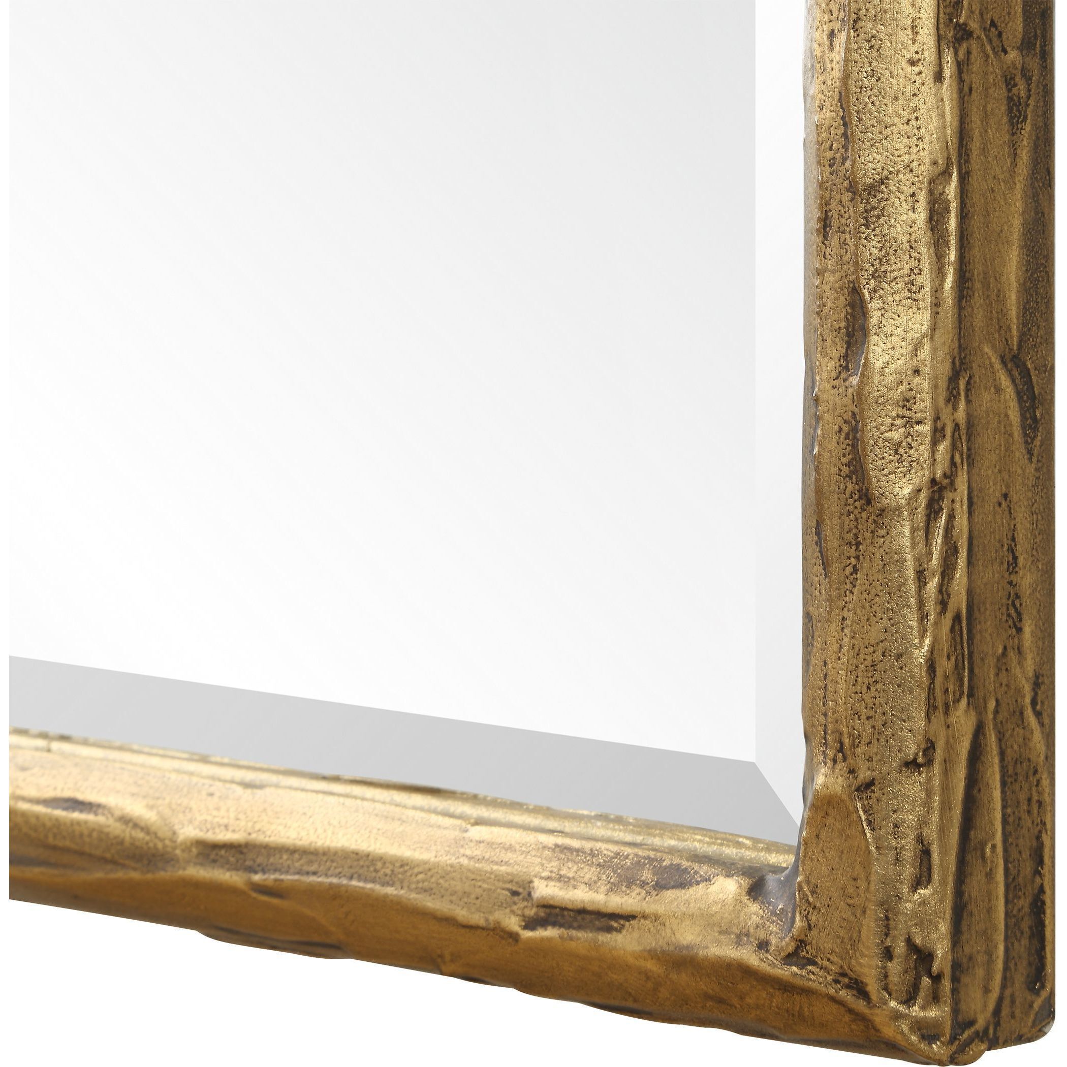 Sutton 36.13 X 24.25 inch Aged Gold Vanity Mirror