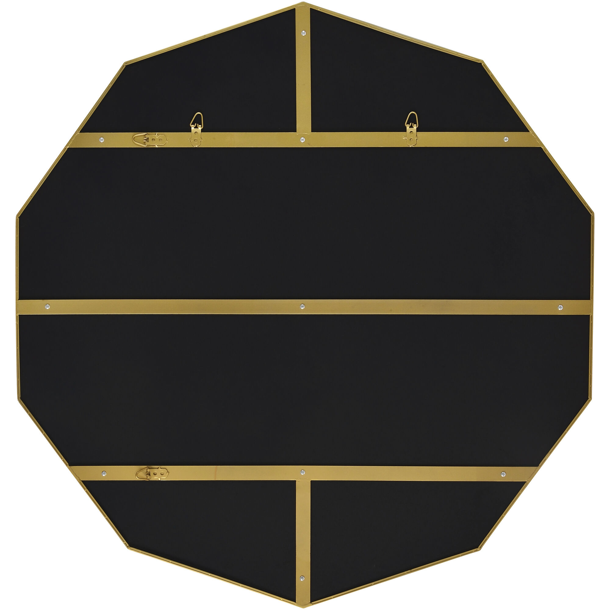 Cruz 40 X 40 inch Antique Brass Wall Mirror