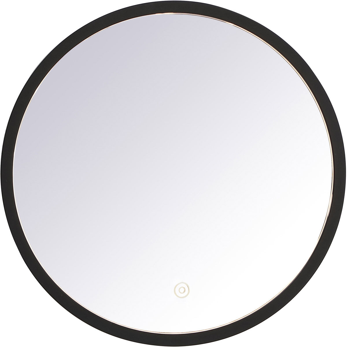 Pier 18 X 18 inch Black LED Mirror