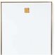 Hanging 44 X 28 inch Natural Brass Mirror, Rectangle