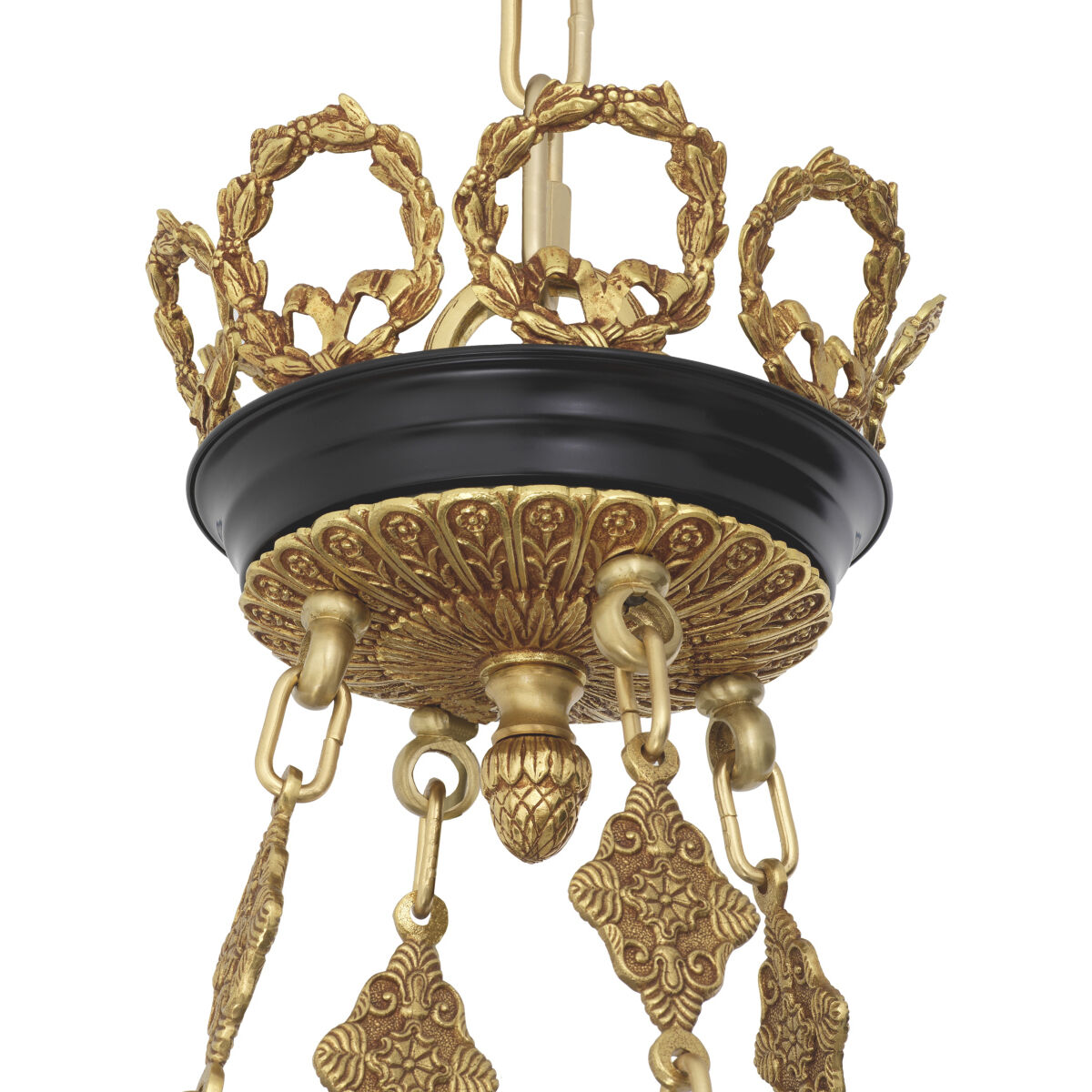 Palais 8 Light 38.19 inch Antique Gold Chandelier Ceiling Light