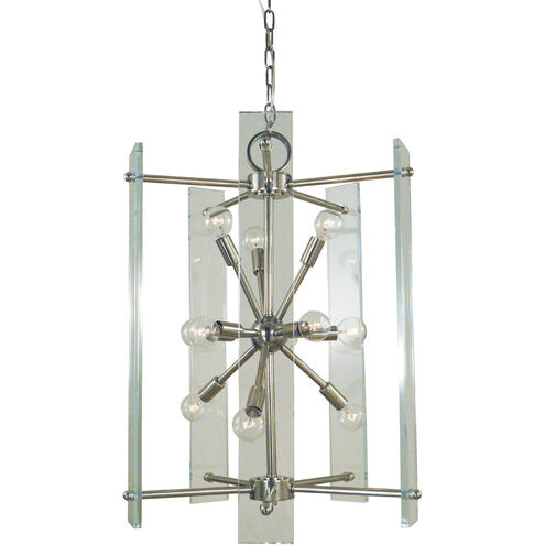 Metrocraft 11 Light 18 inch Polished Nickel Dining Chandelier Ceiling Light