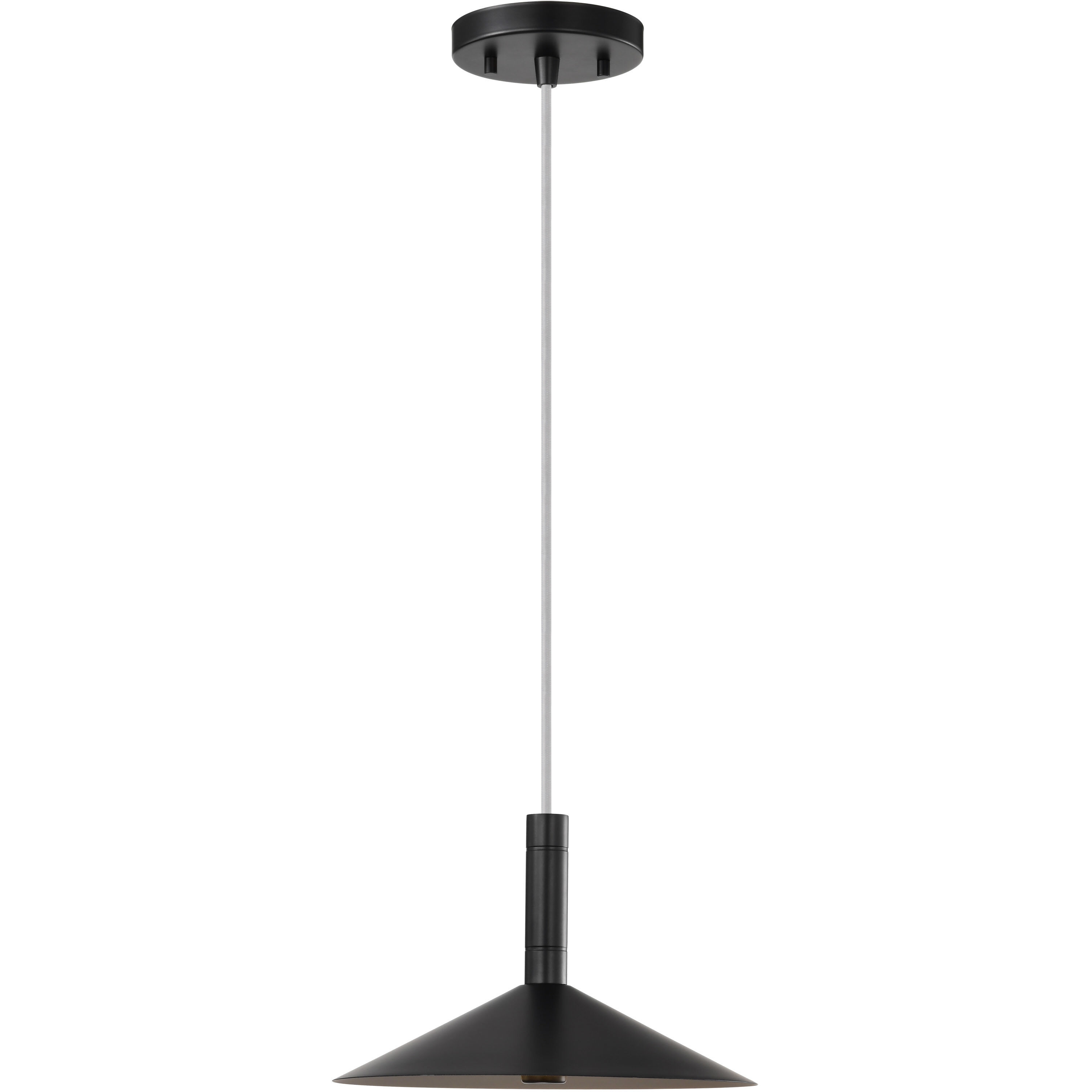 Corrine LED 9.88 inch Matte Black Pendant Ceiling Light