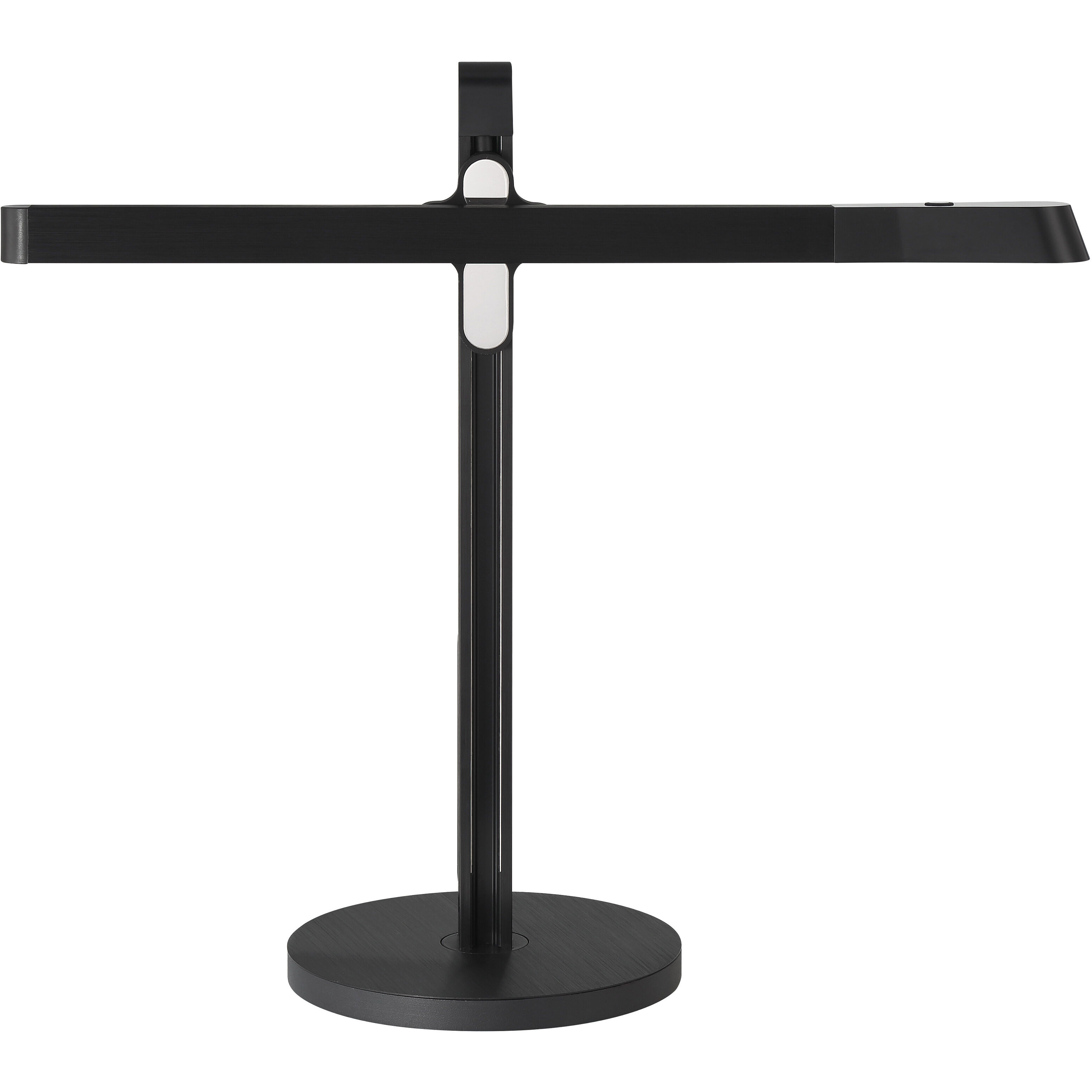 Portables 18.5 inch 5.00 watt Anodized Brushed Coal Adjustable Table Lamp Portable Light