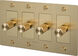 4G 100-120 Brass Dimmer Switch, LED