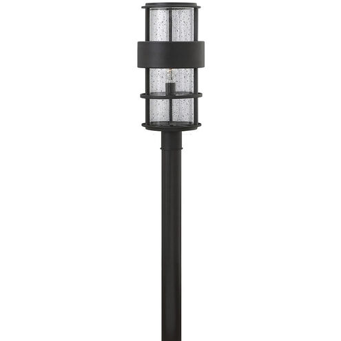 Saturn LED 22 inch Satin Black Outdoor Post Mount Lantern