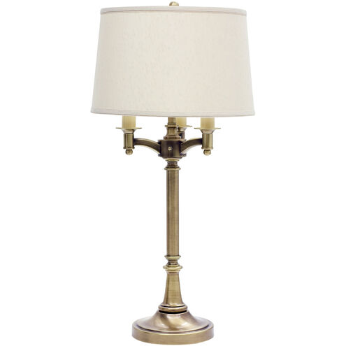 Lancaster 32 inch 150 watt Antique Brass Table Lamp Portable Light