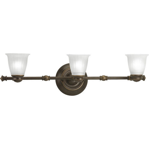 Renovations 3 Light 23 inch Forged Bronze Close-to-Ceiling Ceiling Light