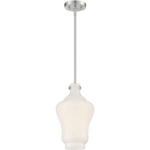 Moonlight 1 Light 9 inch Brushed Nickel Pendant Ceiling Light