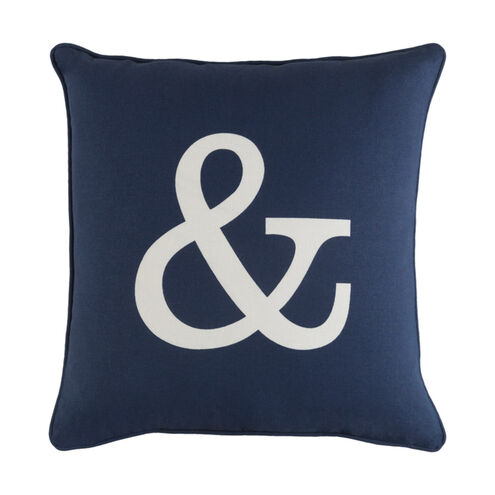 Glyph 18 X 18 inch Navy Pillow Kit, Square