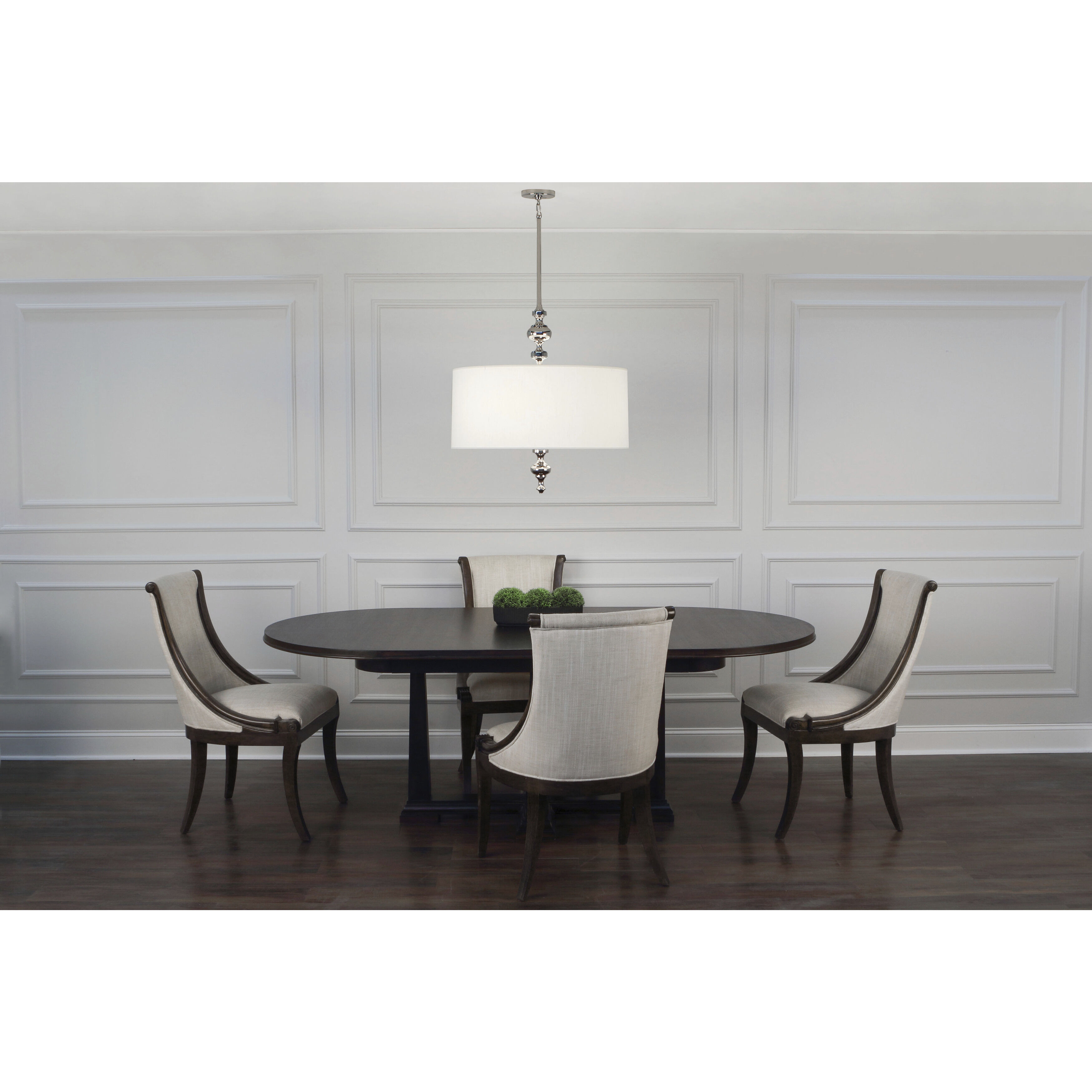 Arthur 3 Light 27 inch Polished Nickel Pendant Ceiling Light