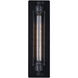Kiera 1 Light 4 inch Black Wall Light