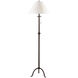 Iron 57 inch 100 watt Black Floor Lamp Portable Light