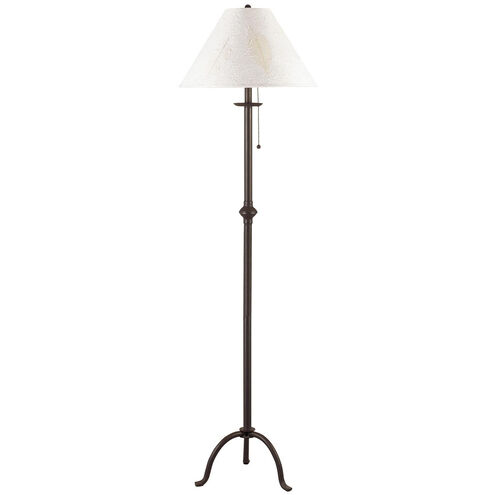 Iron 57 inch 100 watt Black Floor Lamp Portable Light