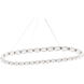 Forever Seduction LED 25.5 inch Polished Nickel Pendant Ceiling Light, Oval