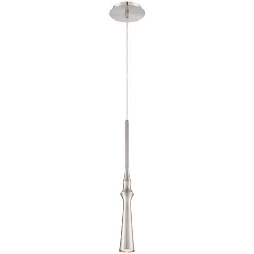Cani 1 Light 2 inch Satin Nickel Pendant Ceiling Light