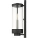 Hillcrest 2 Light 16 inch Textured Black Outdoor Wall Lantern