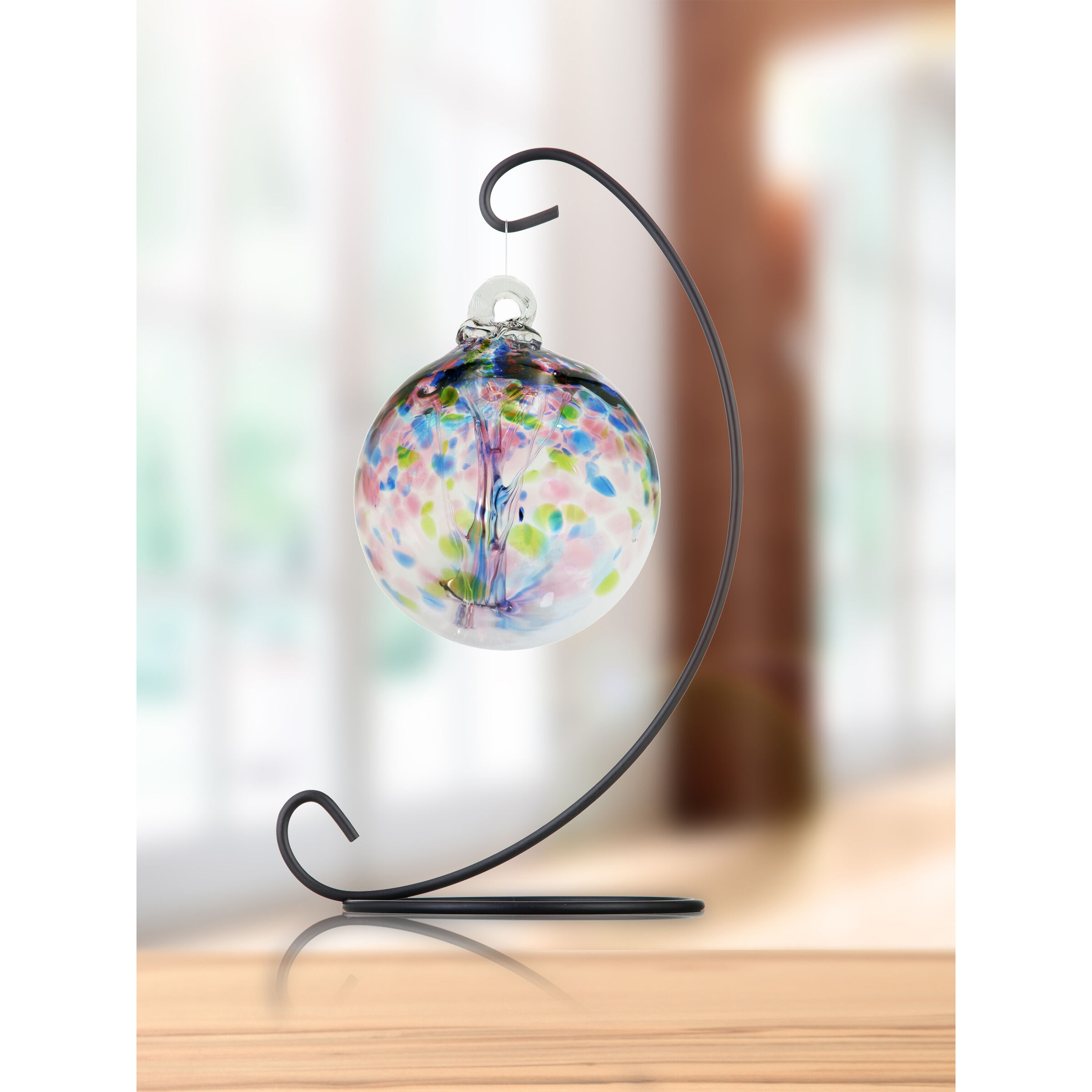 Hope Multi Art Glass Ornament