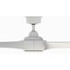 Wrap Custom Matte White 41.9 inch each Fan Blade in 84