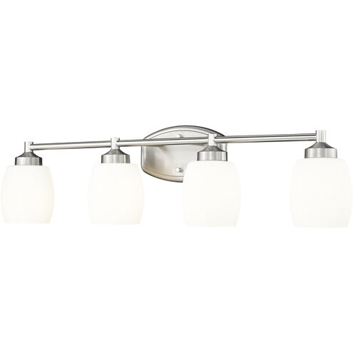 Kendrick 4 Light 31.25 inch Brushed Nickel Bath Vanity Light Wall Light