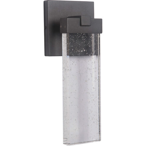 Aria LED 15 inch Textured Black Outdoor Wall Mount in Textured Matte Black, Small