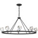 Gatsby 8 Light 45.3 inch Black Chandelier Ceiling Light