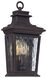Vista Montaire 1 Light 14 inch Oil Rubbed Bronze/Gold Outdoor Pocket Lantern