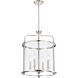 Yorktown 4 Light 16 inch Polished Nickel Pendant Ceiling Light