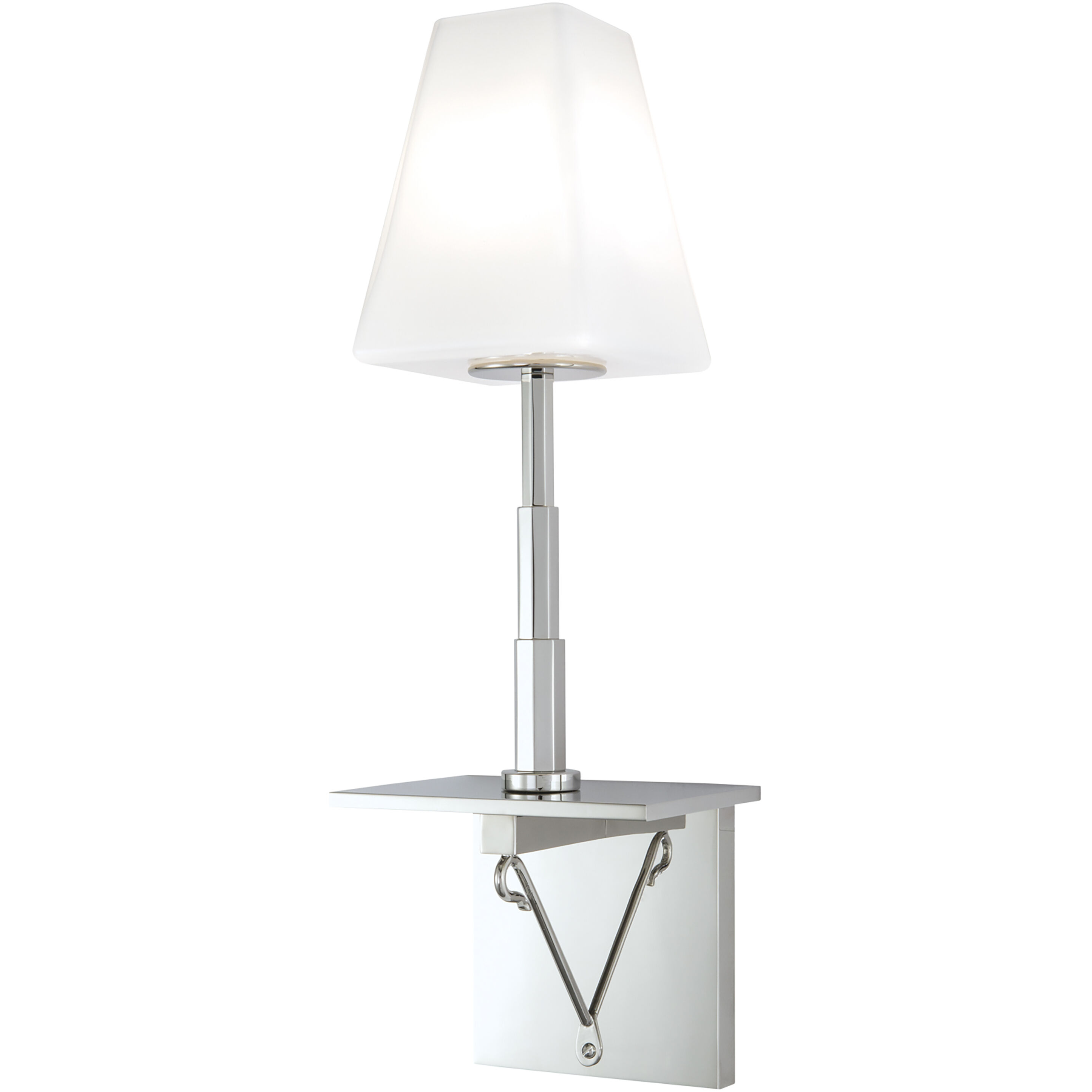 Metro 1 Light 4.75 inch Polished Nickel Sconce Wall Light