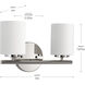Replay 2 Light 13 inch Polished Nickel Bath Vanity Wall Light