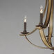 Basque 5 Light 26 inch Driftwood and Anthracite Chandelier Ceiling Light