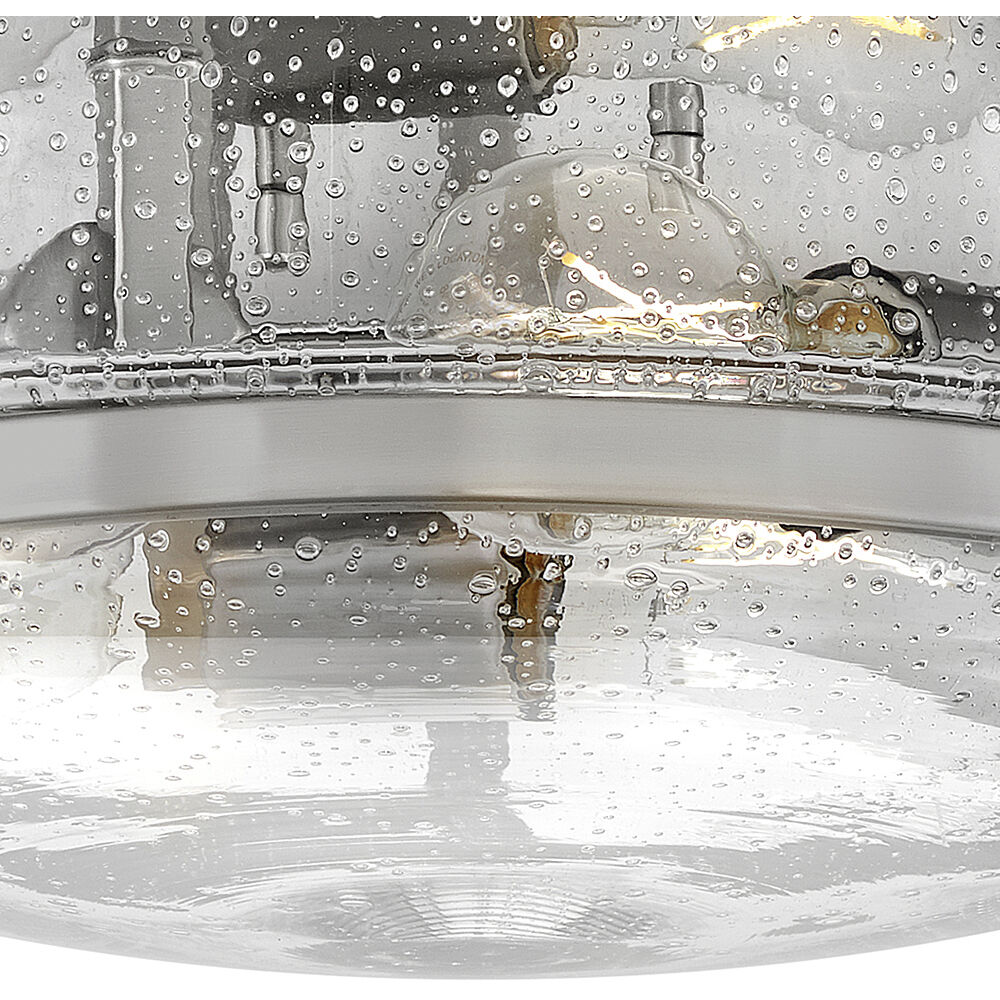 Harper 3 Light 15.75 inch Brushed Nickel Indoor Flush Mount Ceiling Light