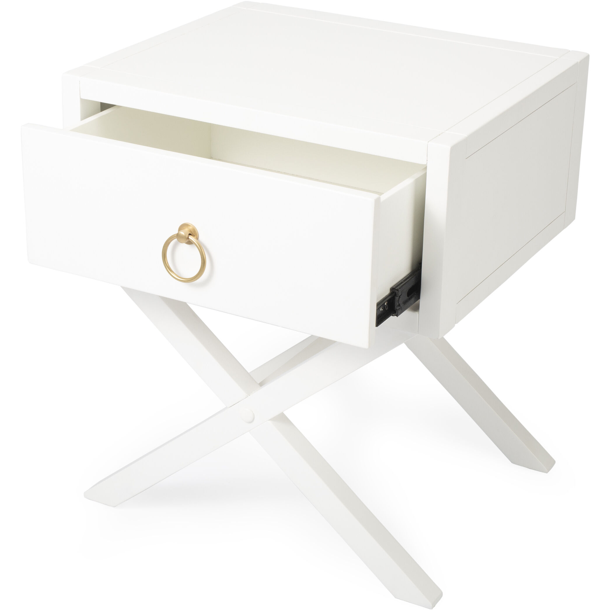 Lark White End or Side Table
