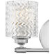 Elle LED 15 inch Chrome Vanity Light Wall Light