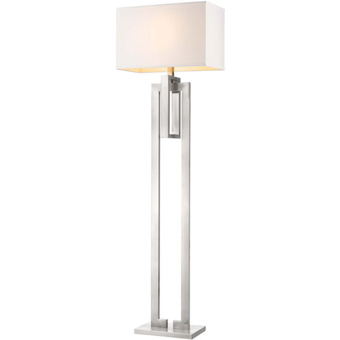 Precision 64 inch 150.00 watt Brushed Nickel Floor Lamp Portable Light