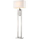 Precision 64 inch 150.00 watt Brushed Nickel Floor Lamp Portable Light