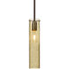 Juni 16 1 Light Bronze Stem Pendant Ceiling Light