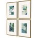 Abstract Collection Turquoise Framed Art