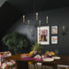 Hux LED 5.25 inch Black Sconce Wall Light