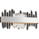 Quasar LED 14 inch Chrome ADA ADA Sconce Wall Light