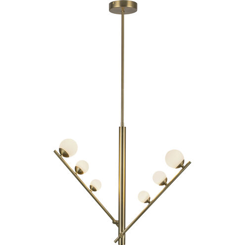Juniper LED 9.63 inch Brushed Gold Pendant Ceiling Light