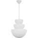 Christiane Lemieux Beaunay 9 Light 18 inch Cast Plaster Chandelier Ceiling Light