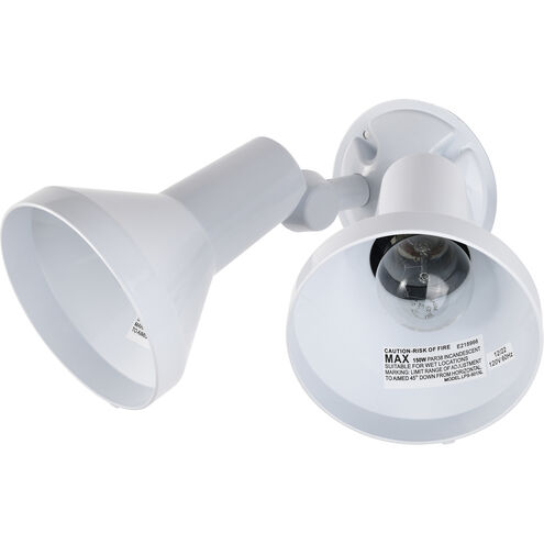 Brentwood 2 Light 5 inch White Outdoor Flood Light