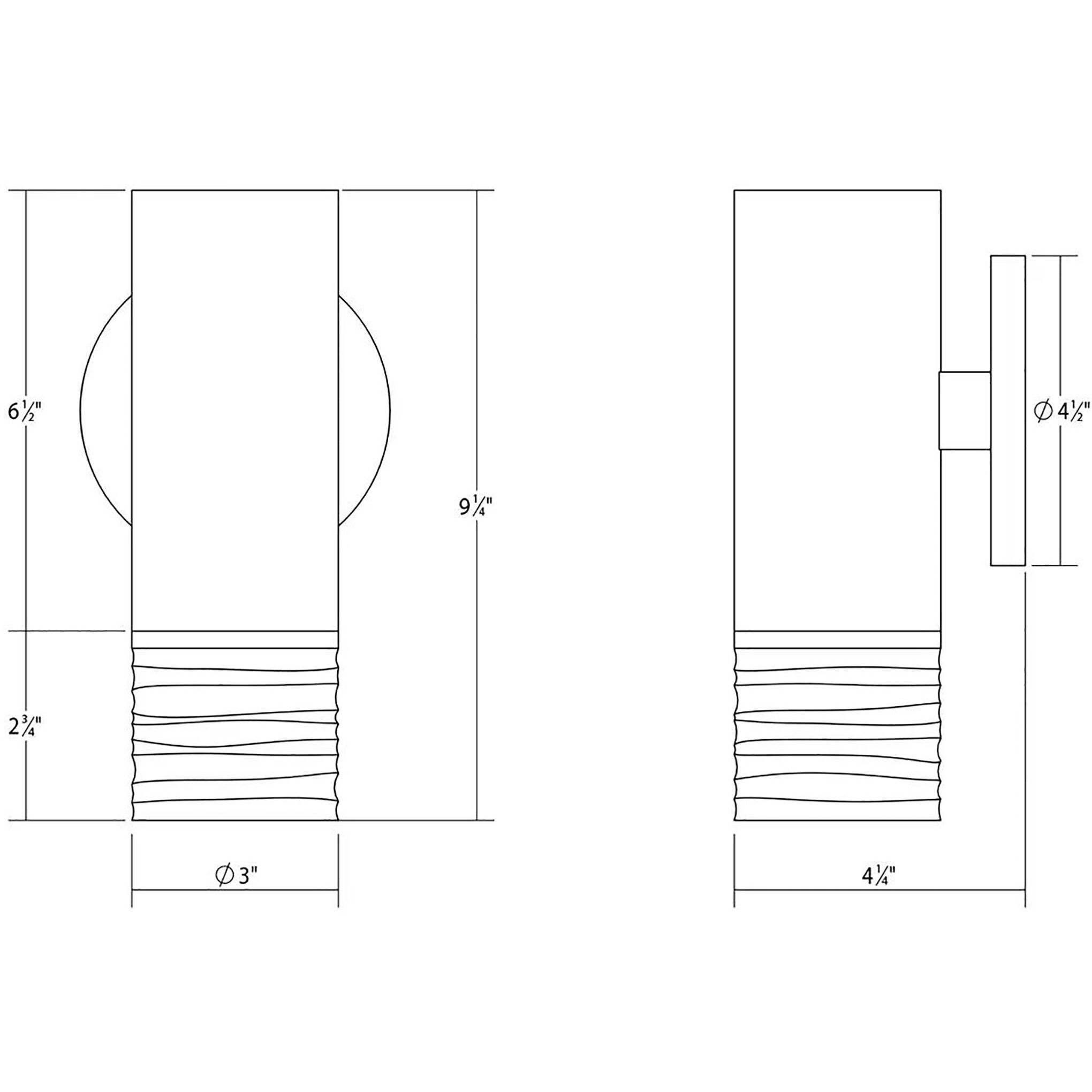 ALC LED 3 inch Satin Nickel ADA Wall Sconce Wall Light