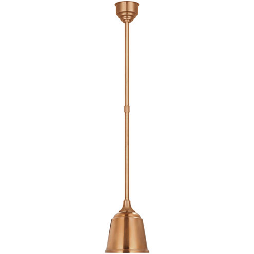 Thomas O'Brien Academy Barn Light LED 8 inch Soft Copper Rockhouse Pendant