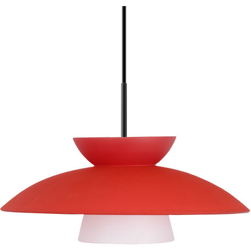 Trilo 15 1 Light Black Cord Pendant Ceiling Light