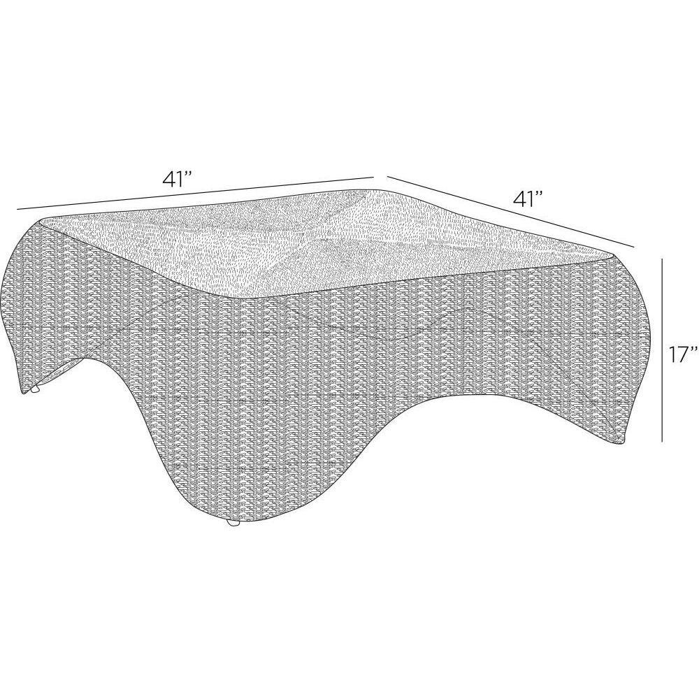 Dewalt 41 X 41 inch Graphite Cocktail Table